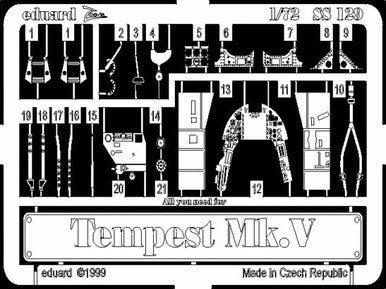 Eduard SS129 1/72 Tempest Mk.V for Academy