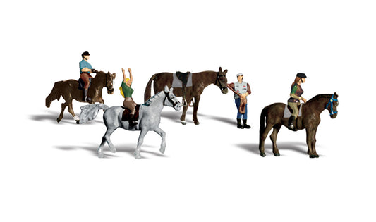 Woodland Scenics A2159 All Scale Horseback Riders - N scale