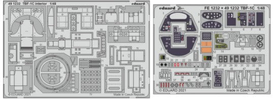 Eduard 491232 1/48 Aircraft- TBF1C Interior for ACY (Painted)