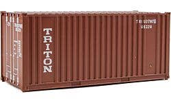 Walthers SceneMaster 949-8004 HO 20' Container Triton