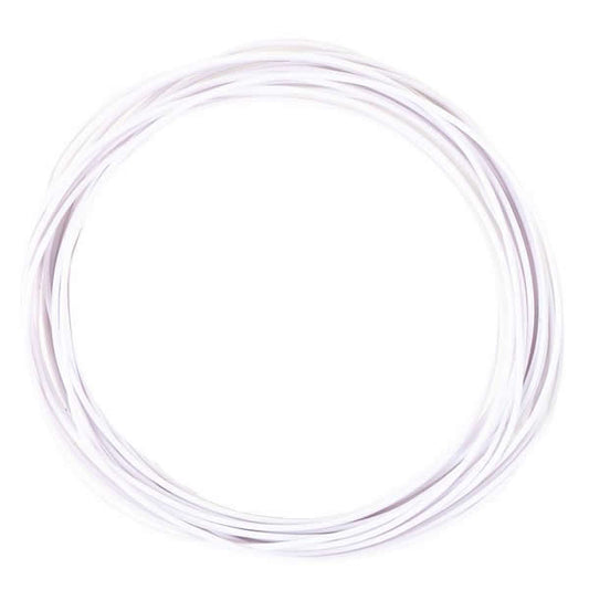 Faller 163790 A Scale Fine Stranded Wire -- White (ONE Roll)