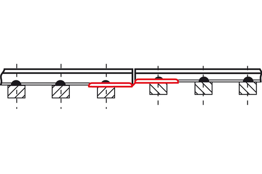 Piko 55294 HO Scale Code 83 Rail Conversion Joiners, 6 Pcs