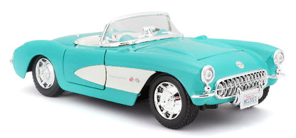 Maisto 31275T 1/24 1957 Chevrolet Corvette, Turquoise