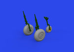 Eduard 6481011 1/48 B-26B Wheels Brassin for ICM