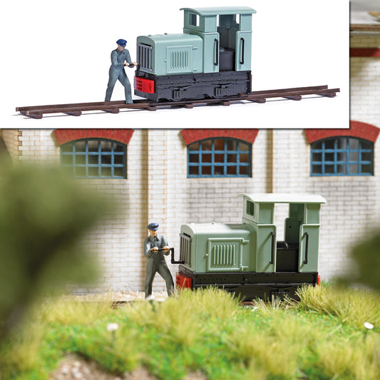 Busch 7849 HO Narrow Gauge Field Railway Loco Action Set