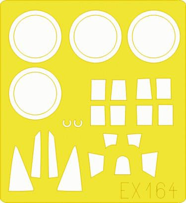 Eduard EX164 1/48 Mask N1K Kyofu/Rex for Tamiya Canopy Mask Set