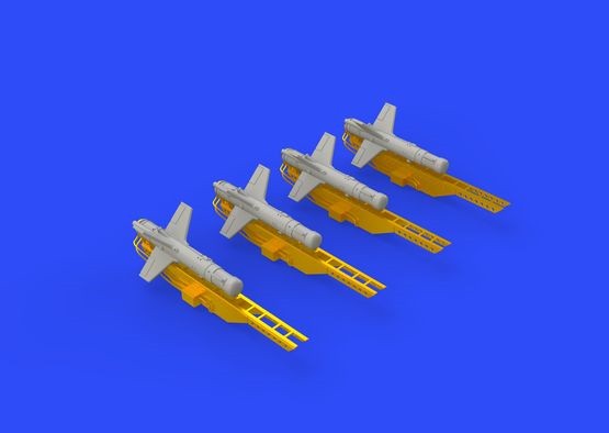 Eduard 672144 1/72 Aircraft- Falanga 9M17P Missiles (Photo-Etch & Resin)