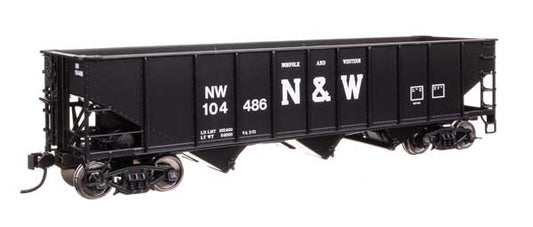 Walthers Mainline 910-56750 HO Scale 70-Ton AAR Hopper RTR N&W #104486