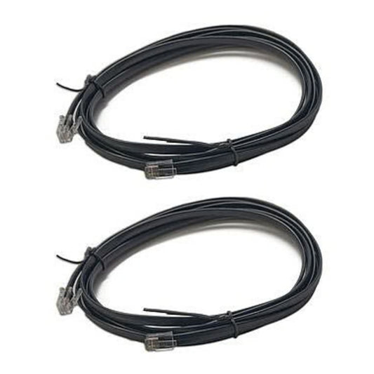 Digitrax LNC82 All Scale LocoNet Cable pkg(2) -- 8' 2.4m