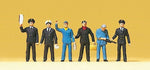 Preiser 10086 HO Scale Railroad Personnel French Train Crewmen