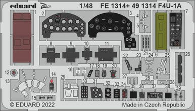 Eduard FE1314 1/48 for Hobby Boss Photo Etch Detail Set