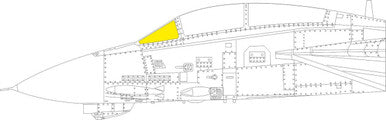 Eduard EX1040 1/48 F-14A Windshield Tface