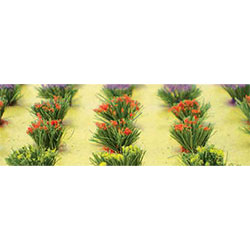 JTT Scenery 95581 Ho Flower Bushes