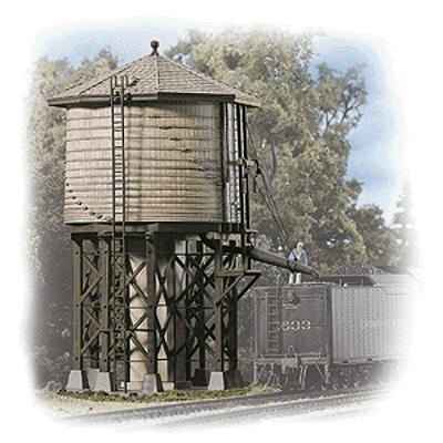 Walthers Cornerstone 933-3531 HO Scale Wood Water Tank -- Kit