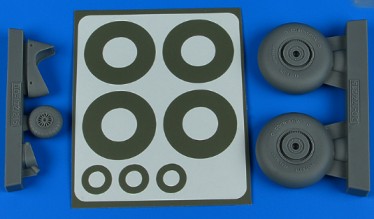 Aires 4816 Do215 Wheels & Paint Masks For ICM