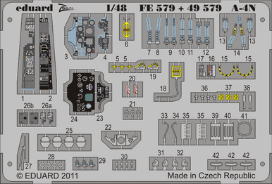 Eduard FE579 1/48 Zoom Set A-4N for HASEGAWA Zoom Photo Etch Set