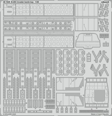Eduard 481028 1/48 Invader Bomb Bay for ICM