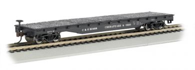 Bachmann 17322 HO 52' Flatcar Chesapeake & Ohio
