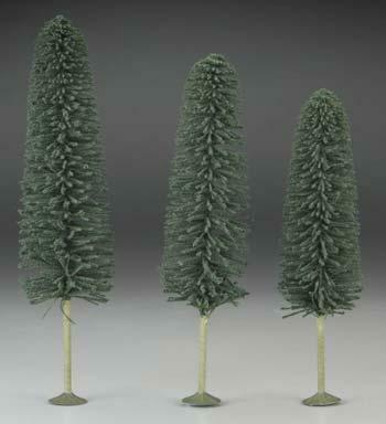 Bachmann 32205 O Scale SceneScapes Cedar Trees 8 to 10" pk3