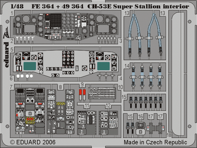 Eduard FE364 1/48 CH-53E Interior for ACADEMY/MRC