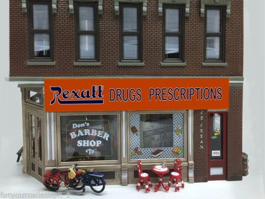 Miller Engineering 882201 O/HO Scale Rexall Drugs Prescription