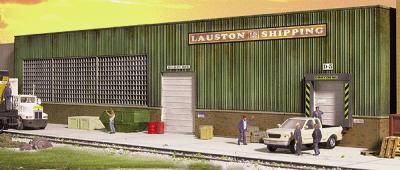 Walthers Cornerstone 933-3191 HO Scale Lauston Shipping Background Building Kit
