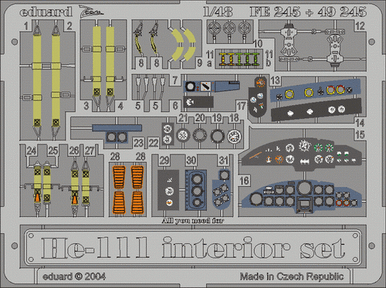 Eduard FE245 1/48 He 111 Interior for REVELL/MONOGRAM
