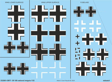 Eduard D32001 1/32 Bf 108 National Insignia
