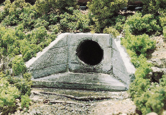 Woodland Scenics C1162 N Scale Concrete Culvert