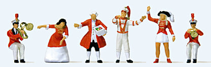Preiser 24640 HO Scale On the Prince's Carriage pkg(6)