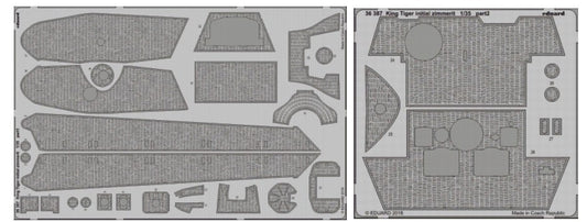 Eduard 36387 1/35 Armor- King Tiger Initial Zimmerit for TAO