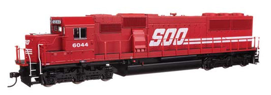 Walthers Mainline 910-9772 HO Scale EMD SD60 Spartan Cab Standard DC Soo Line #6044
