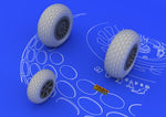 Eduard 648057 1/48 P-61 Wheels for LNR (PE & Resin)