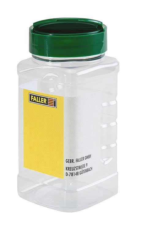 Faller 171700 A Scale Empty Shaker Storage Bottle -- Clear w/Blank Label
