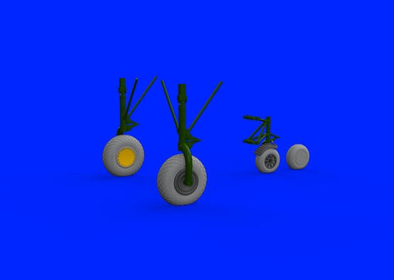 Eduard 672210 1/72 Aircraft- Liberator Mk VI Wheels for EDU & HSG (Resin)
