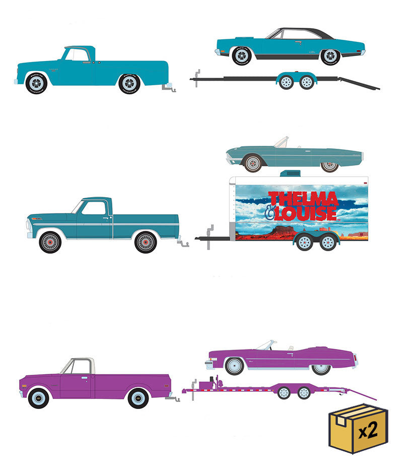 Greenlight 31180-CASE 1/64 Scale Hollywood Hitch And Tow Series 13 6-Piece Assortment