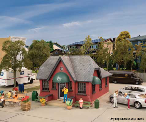 Walthers Cornerstone 4026 HO Coffee Shop Kit