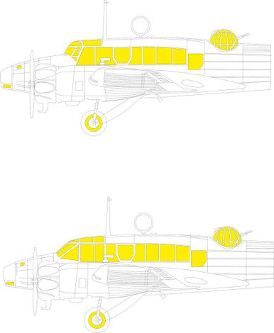 Eduard EX917 1/48 Paint Mask for AIRFIX Anson Mk.I Canopy Mask Set