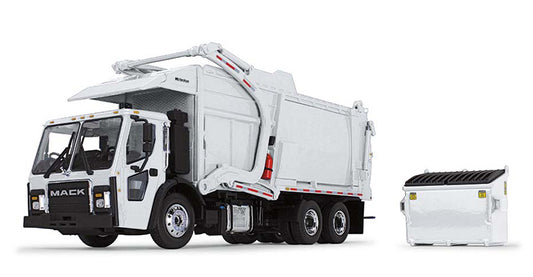 First Gear 10-4235 1/34 Mack LR McNeilus Refuse Truck, White