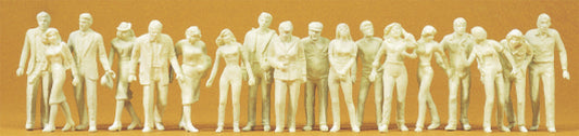 Preiser 65601 O Scale Unpainted Passers-By Figure Set