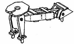 Details West TH-1004 HO Scale Hitches -- Piggyback
