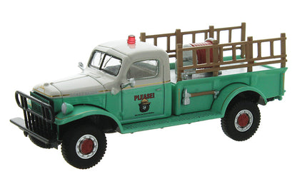 Greenlight 51470-C 1/64 Scale Smokey Bear - 1947 Dodge Power Wagon Fire