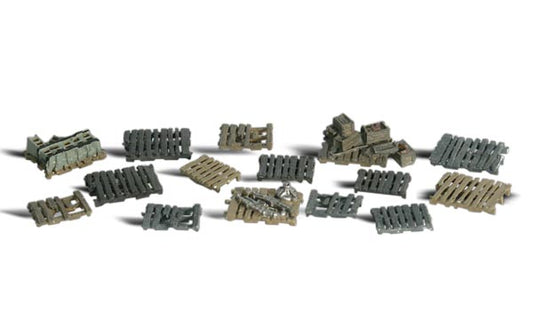 Woodland Scenics A2161 All Scale Assorted Skids - N scale