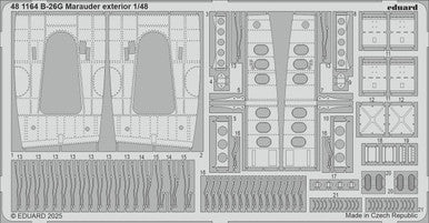 Eduard 481164 1/48 B-26G Marauder Exterior Photo Etched Set for ICM