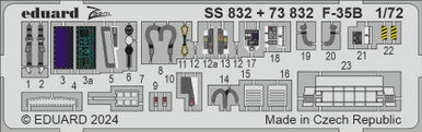 Eduard SS832 1/72 F-35B Zoom Set for TAMIYA