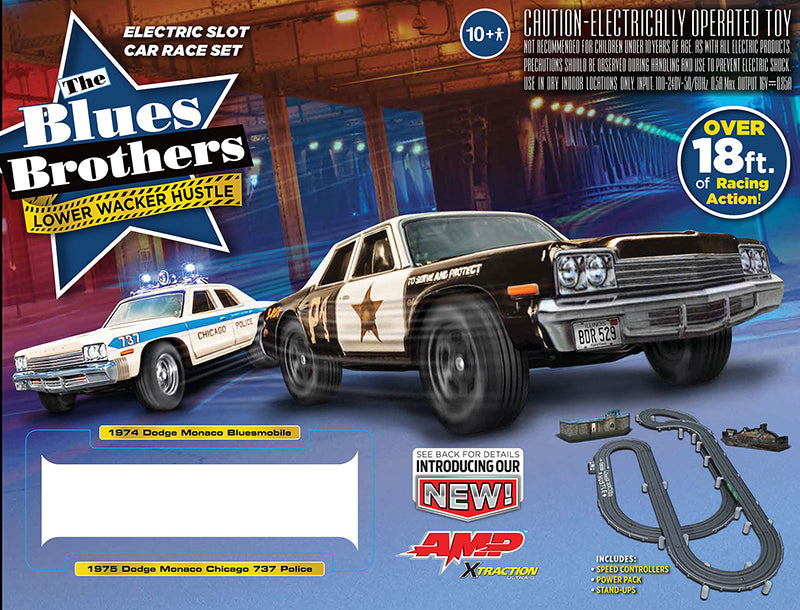 Auto World SRS360 1/64 Blues Brothers Lower Wacker Slot Car Track