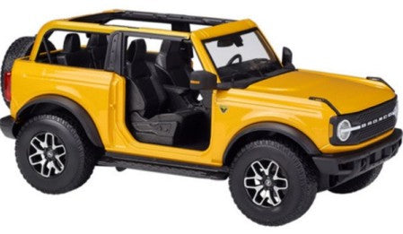 Maisto 31457ORG 1/18 2021 Ford Bronco Badlands without Doors/Roof (Orange)