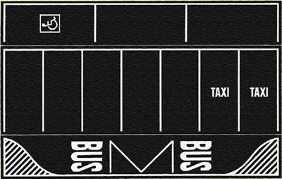 Noch 60718 HO Scale Flexible Pavement Sheet -- Parking Lot Asphalt