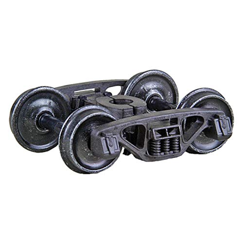 Kadee 1566 HO Scale Barber(R) S-2-B 70-Ton Friction Bearing Self-Centering HGC Trucks -- Code 88 (.088") 33" Smooth-Back RP-25 Wheels 1 Pair