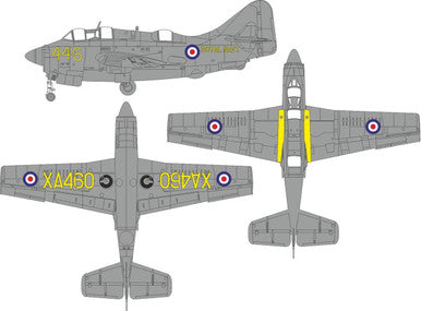 Eduard EX1018 1/48 Paint Mask for AIRFIX Gannet AS.1/AS.4 National &
